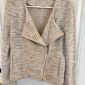 Bagatelle Collection Cream Textured Jacket